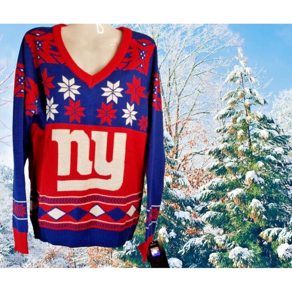 Women's Sweater New York Giants NFL Team Fan Gear Football New Tags Size XL